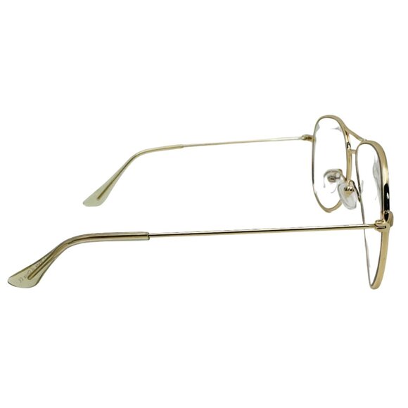 9108 | Clear Lens Aviator Glasses (Small Frame) - Picture 3 of 5